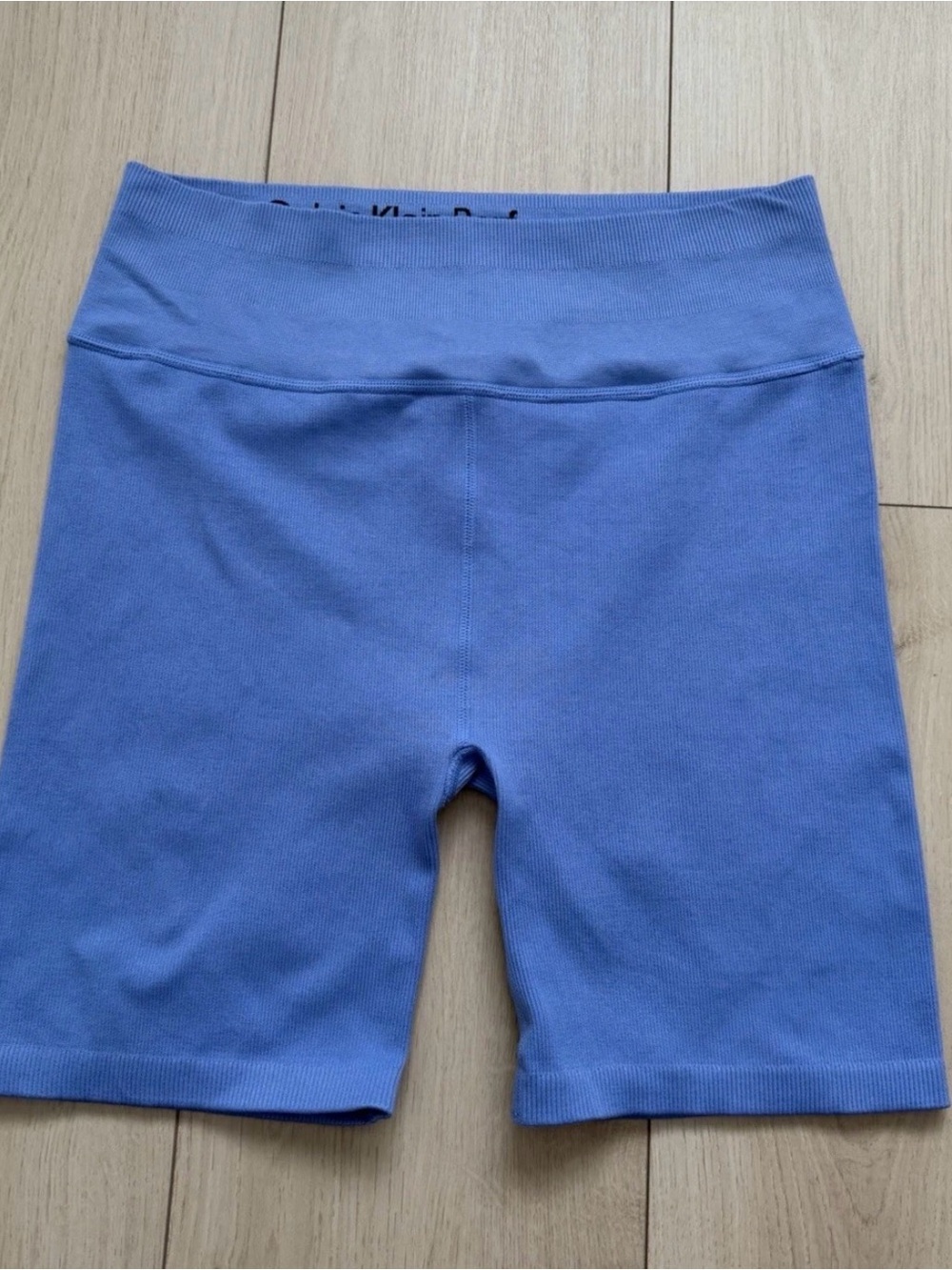 Calvin Klein Performance Blue High-Waist Bike Shorts